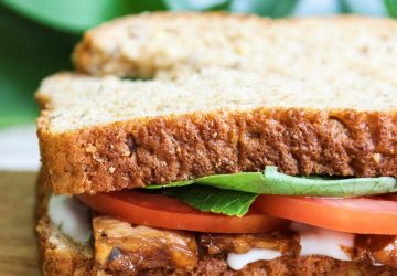 Wholesome Culture Cookbook - vegan BLT sandwich