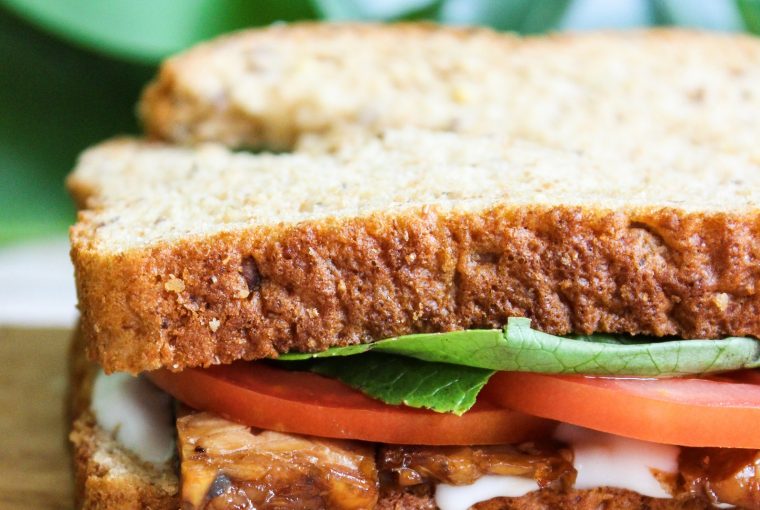 Wholesome Culture Cookbook - vegan BLT sandwich