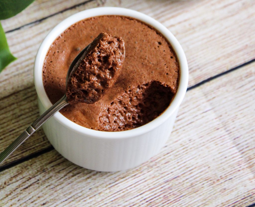 Aquafaba Chocolate Mousse from the Wholesome Culture Cookbook 