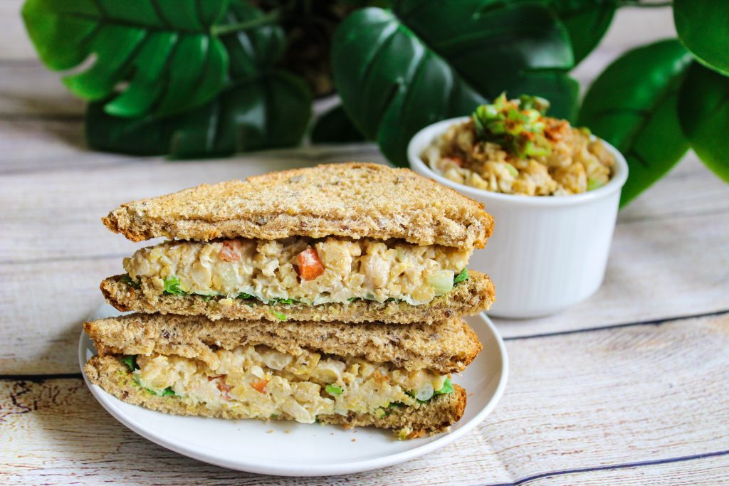 Chickpea Salad Sandwich from the Wholesome Culture Cookbook 