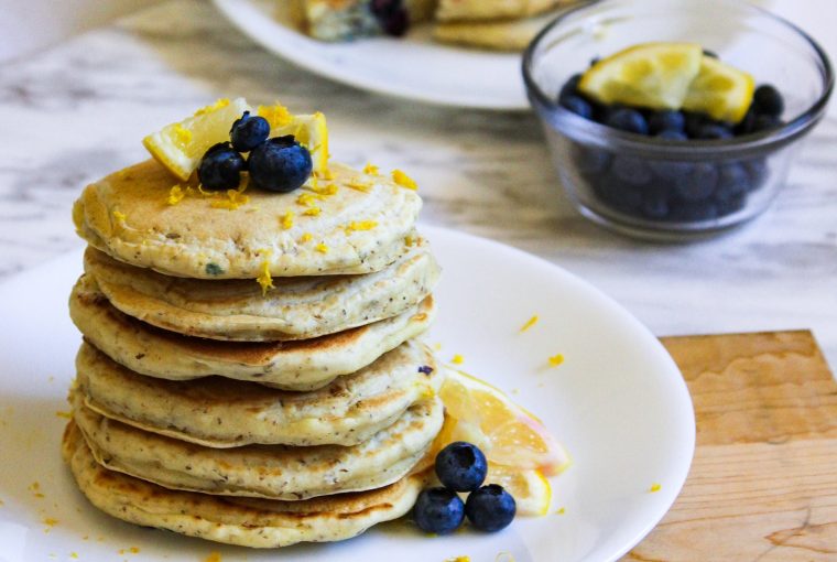 Lemon Blueberry Pancakes