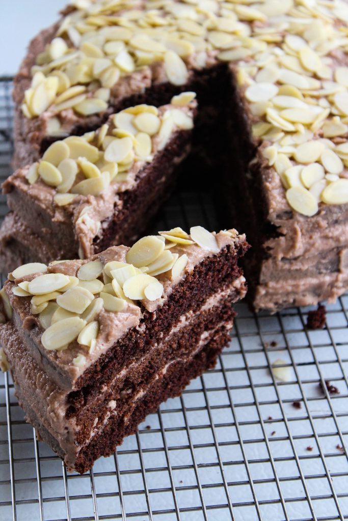 Chocolate Mocha Almond Cake from the Wholesome Culture Cookbook 