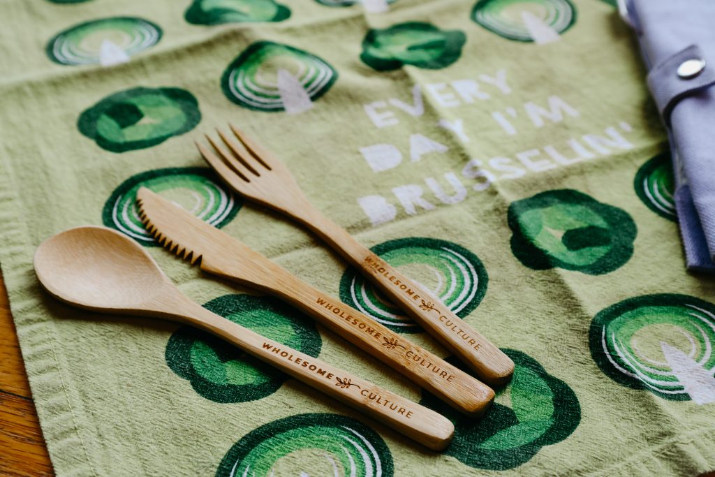 pack Wholesome Culture's bamboo utensils on your planet-friendly road trip