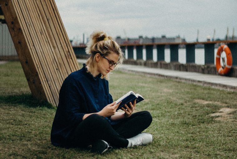 woman reading