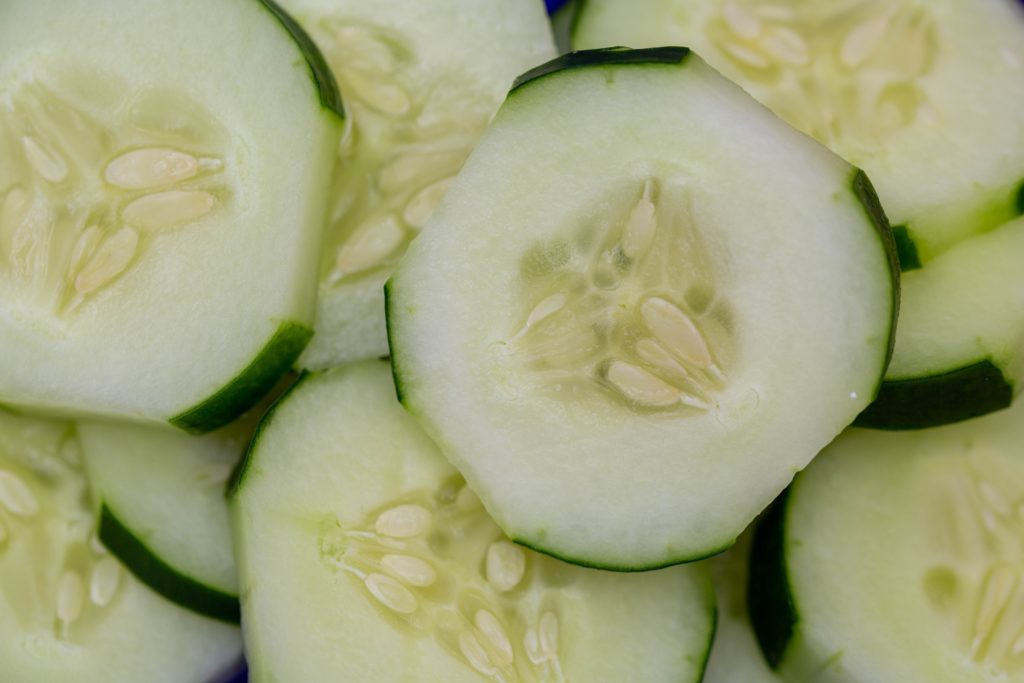 cucumbers for winter skin and hair care