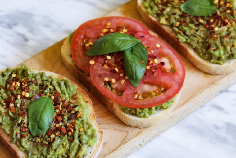 Basil and balsamic avocado toast recipe from the Wholesome Culture Cookbook