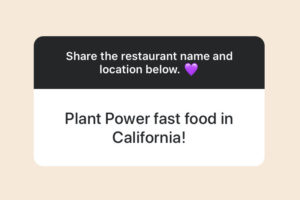 Plant Power Fast Food California 