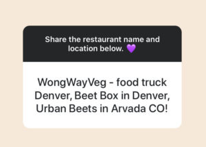 Colorado vegan restaurants