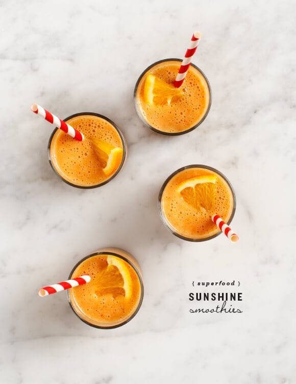 Superfood orange smoothie recipes