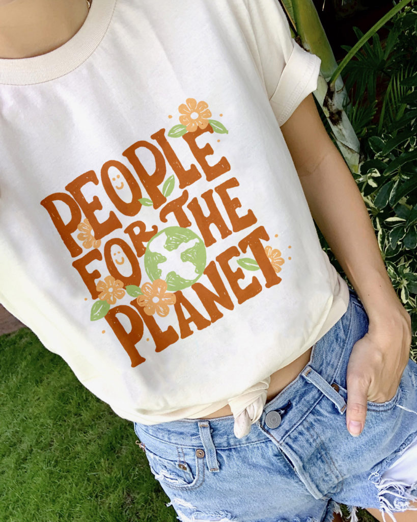 People For the Planet tee from Wholesome Culture