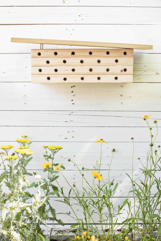 Help pollinators - bee homes