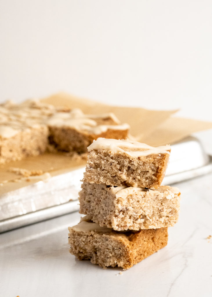 Fall baking: Vegan Chai Blondies from Mimi Newman