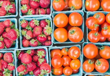 what produce is in season? strawberries and tomatoes